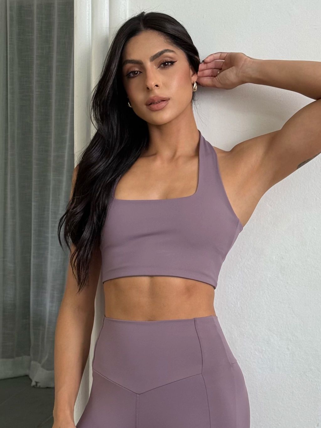 Conjunto Fitness Aura Fit Lavanda 💜✨