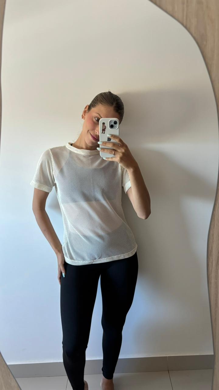 Blusa Tela Aura Fit AirFlow 🤍✨