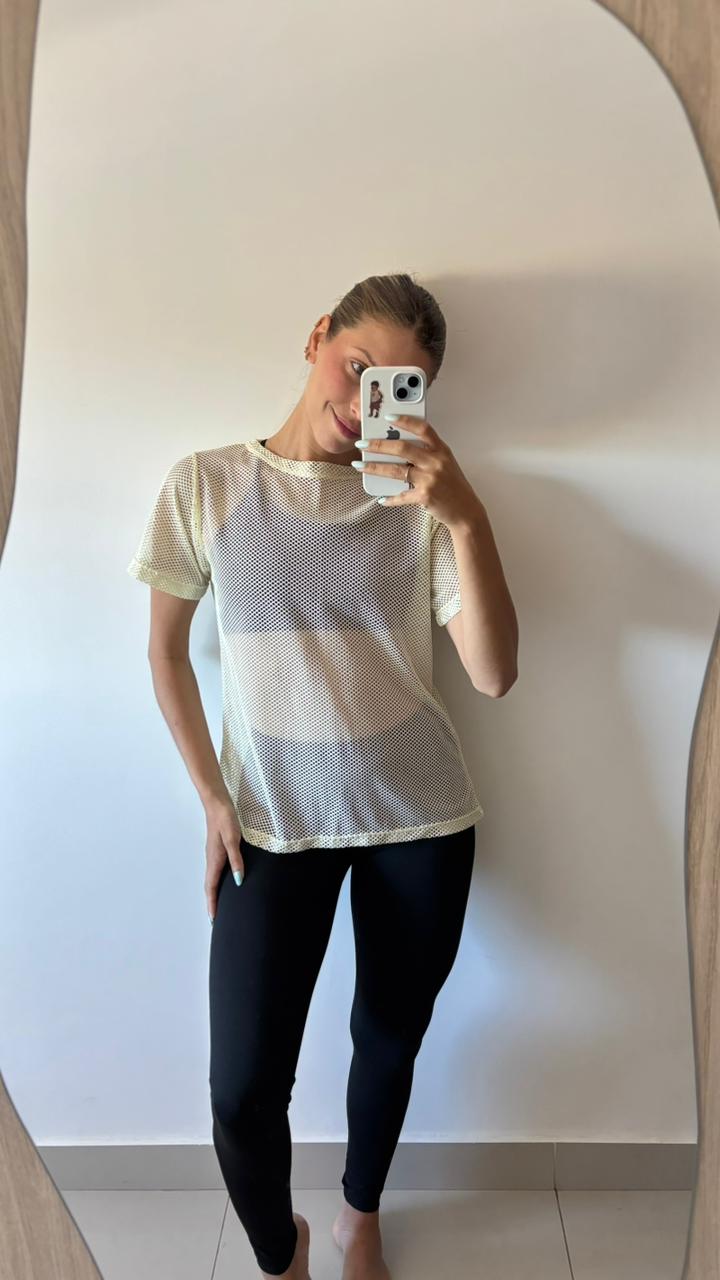 Blusa Tela Aura Fit AirFlow 🤍✨