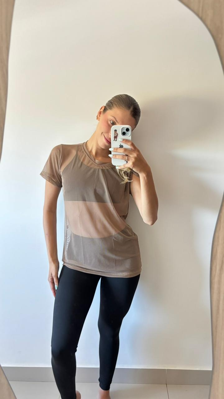 Blusa Tela Aura Fit AirFlow 🤍✨
